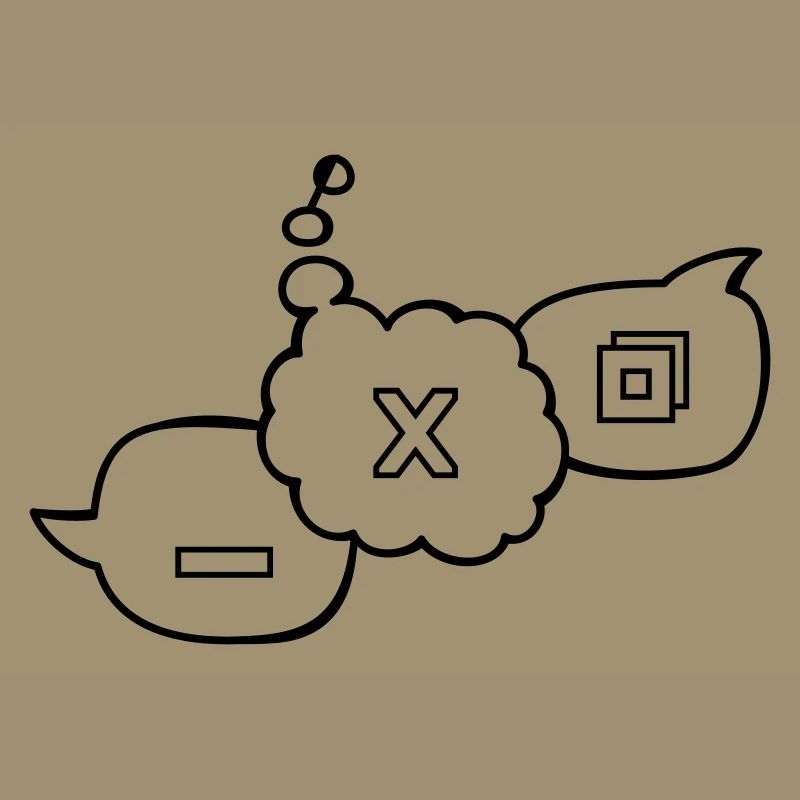 Computer speech bubbles