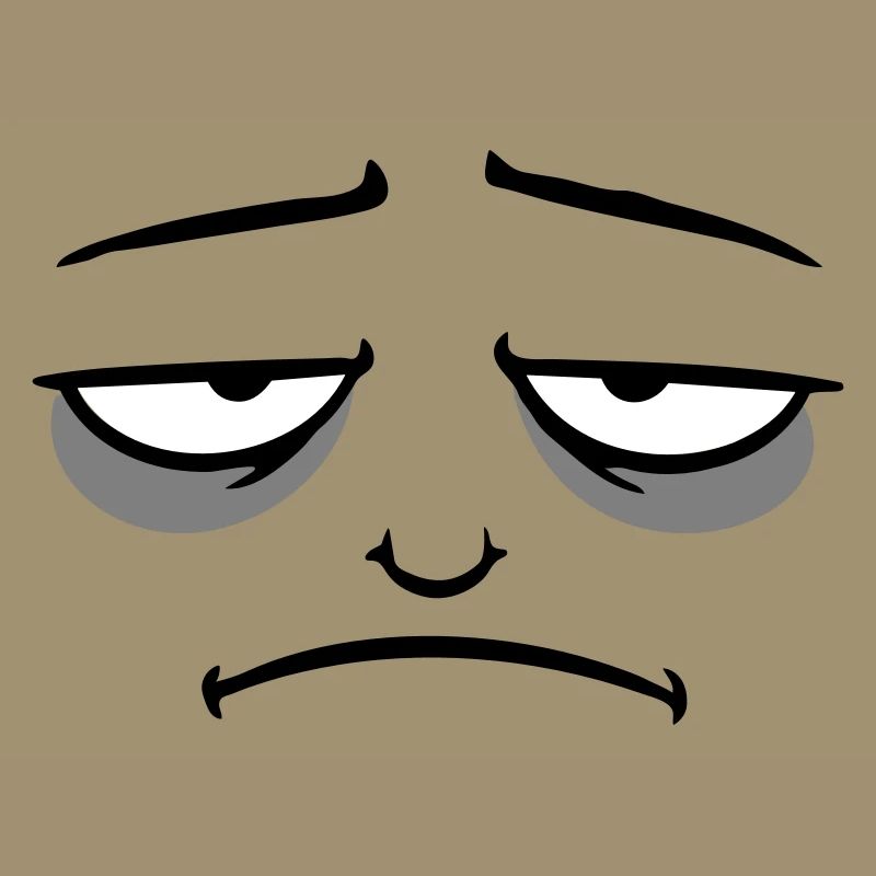 Grumpy sad disappointed face funny