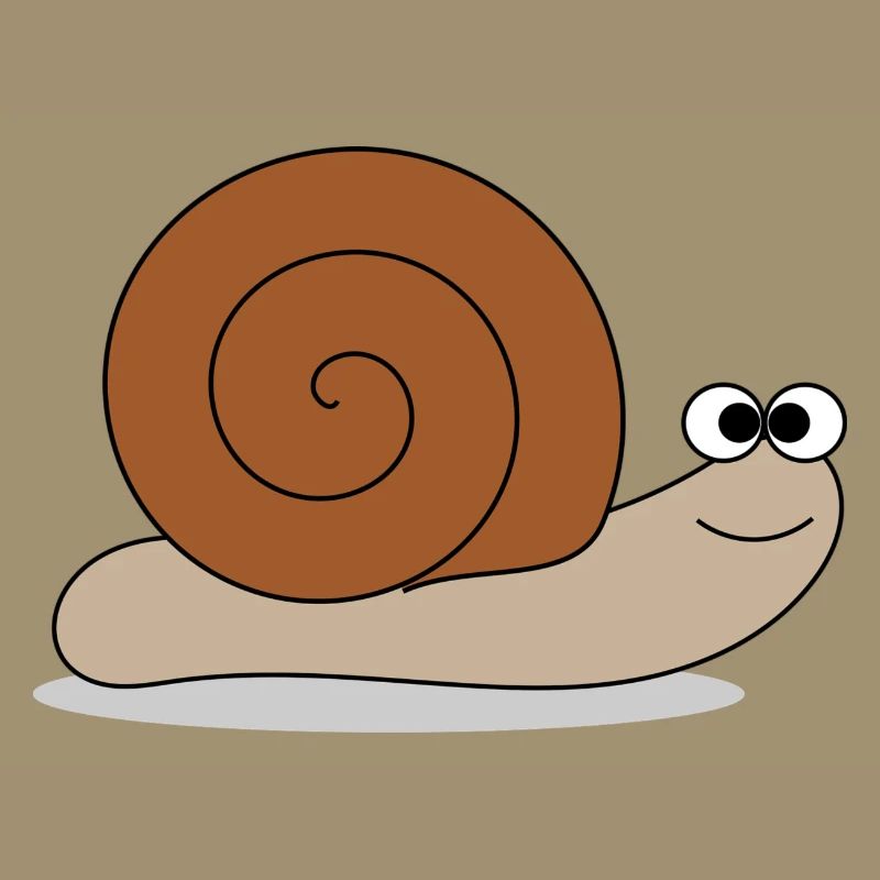 Brown escargot