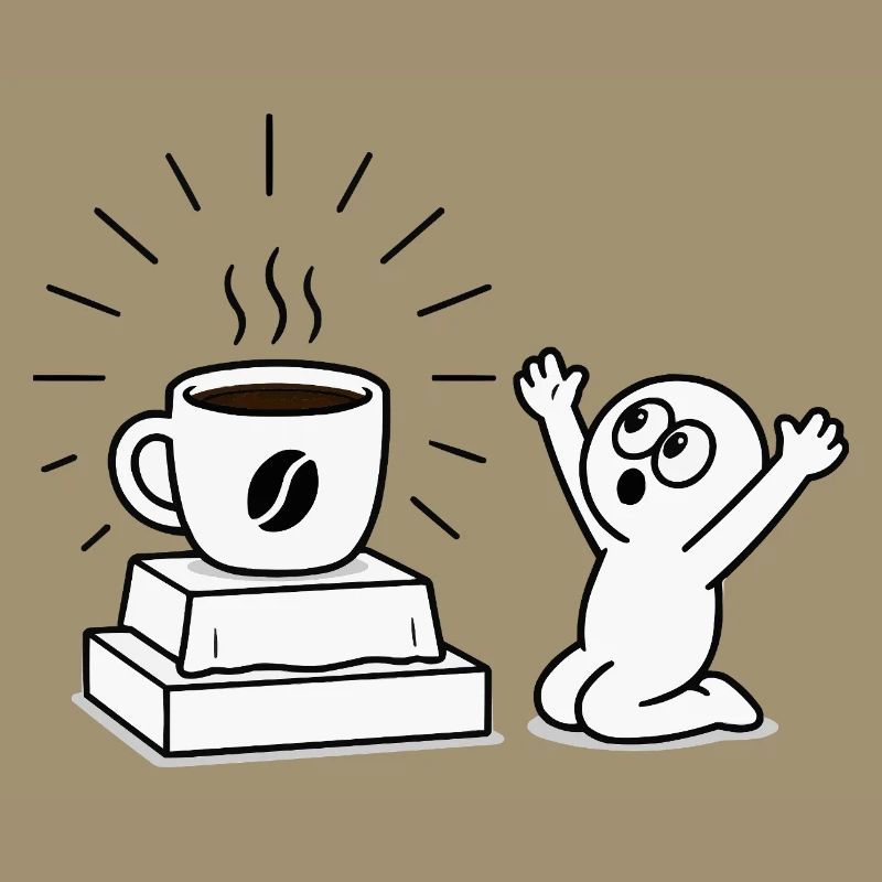 Coffee Mug Joy Conception de la bande dessinée