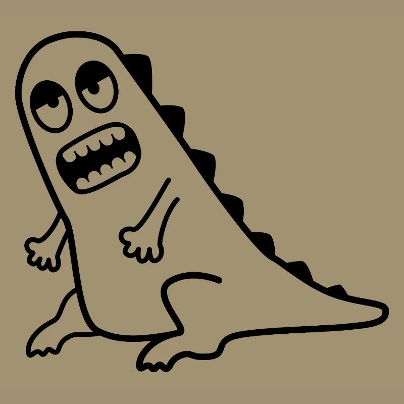 Dino Grrr – T-Rex, Nerd & Comic Style