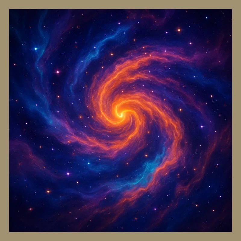 Galactic vortex in space