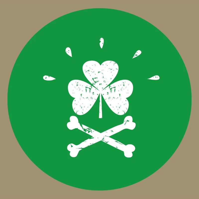 Joyeuse Roger Shamrock Saint-Patrick