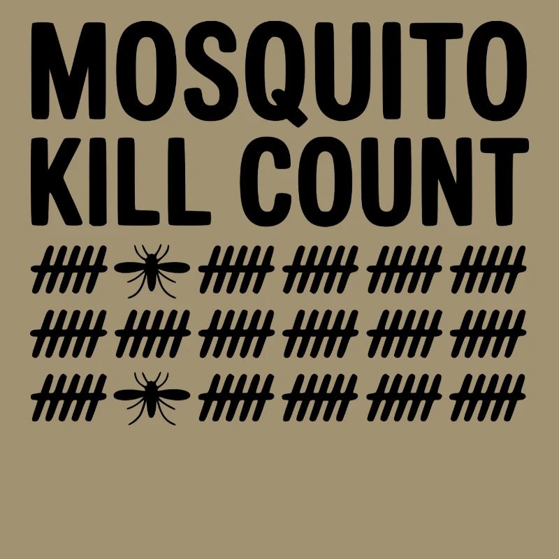 Mosquito Kill Count Funny Camping 