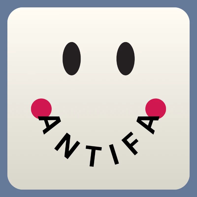 Friendly Antifa Greige | Gradient Design Smile