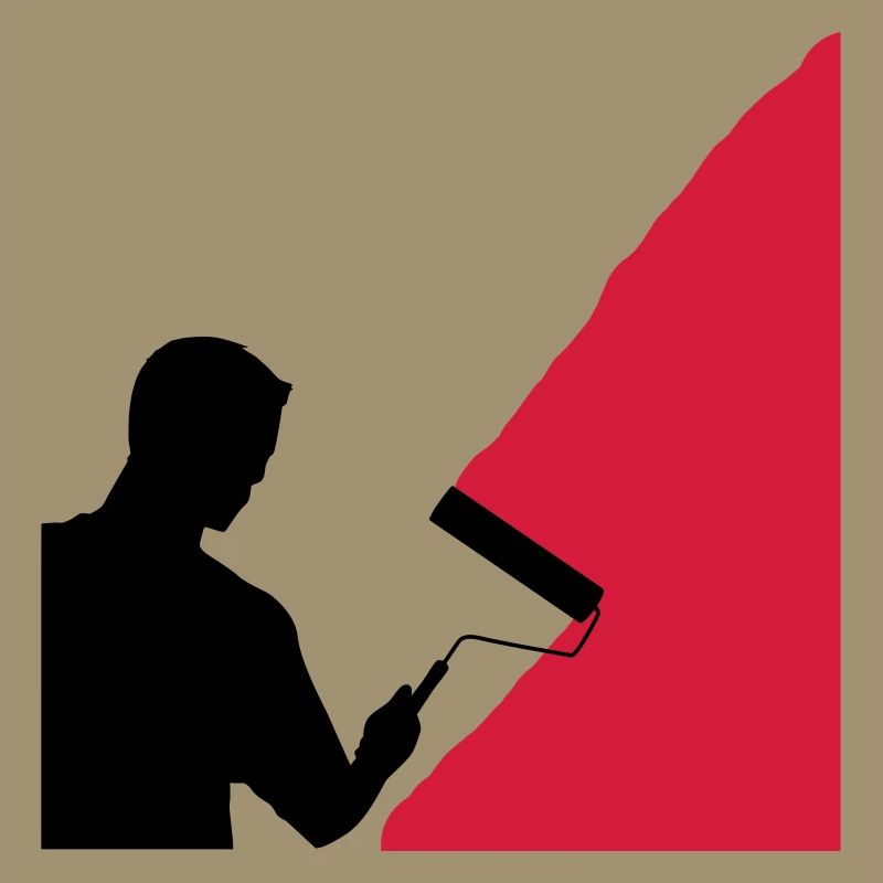 Painter and painter - vector