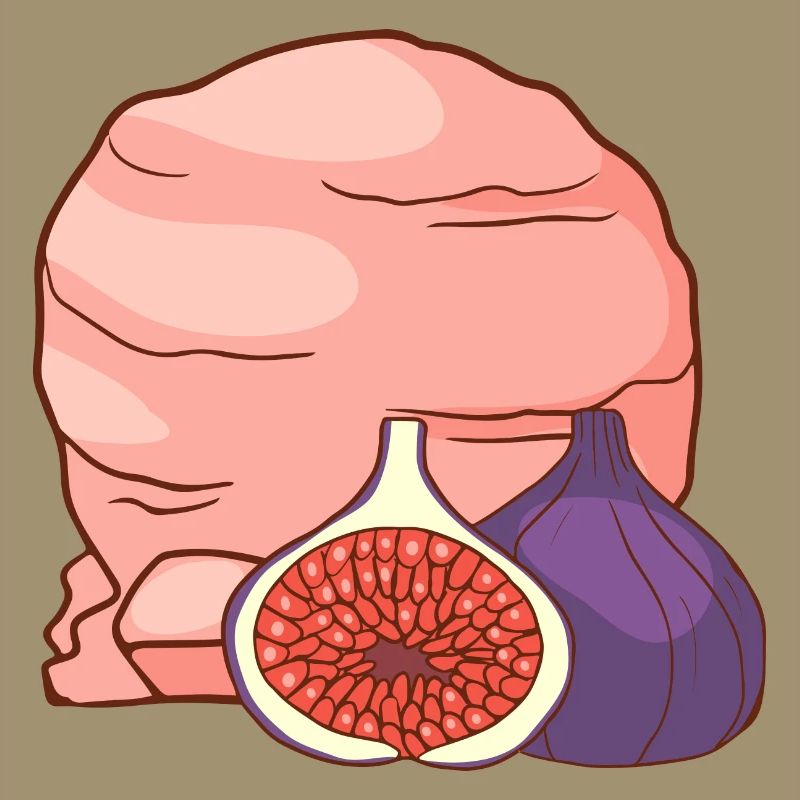 Feigenfrucht Eis Speiseeis Eiskrem Eiscreme