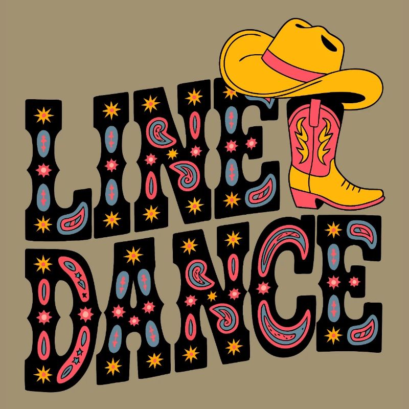 Neon Cowboy Boots Pattern