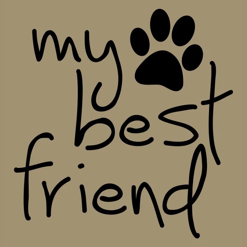 Slagon, mein bester Freund, ich liebe meinen Hund oder meine Katze
