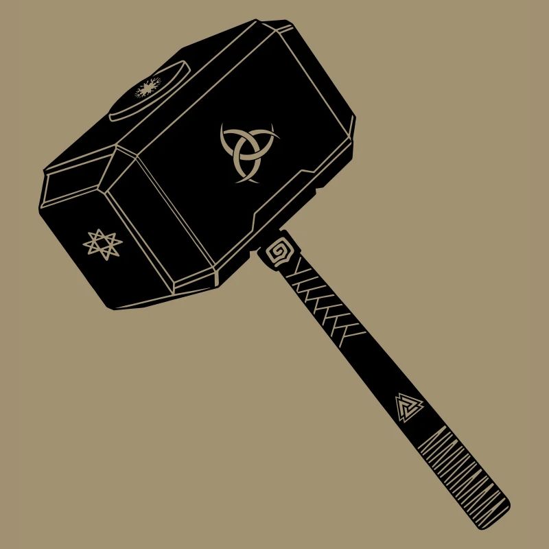 Marteau de thor Thor s avec symboles vikings