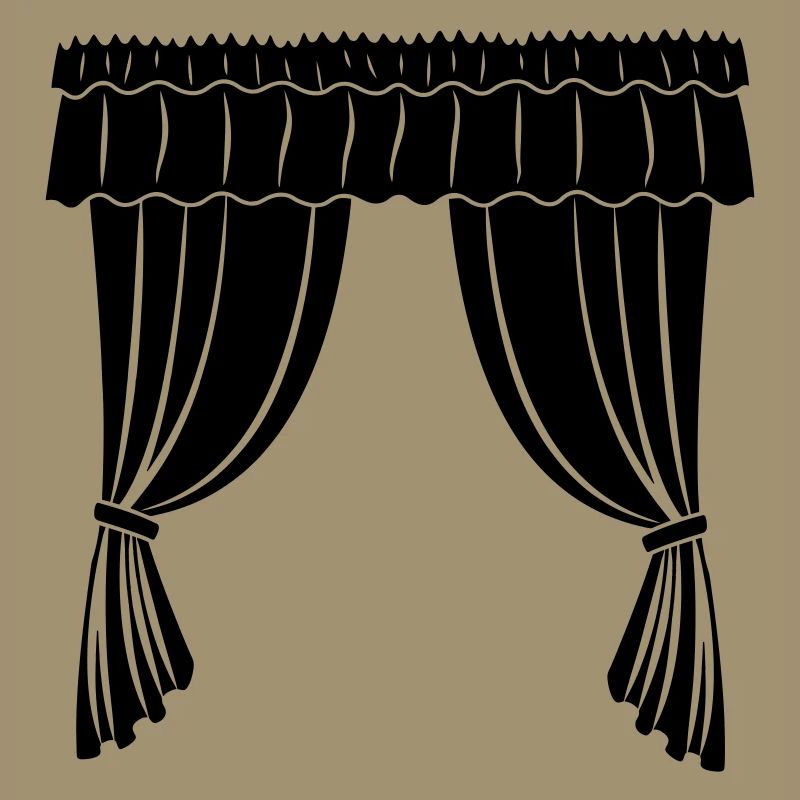 Vorhänge Theater oder Geschäft
