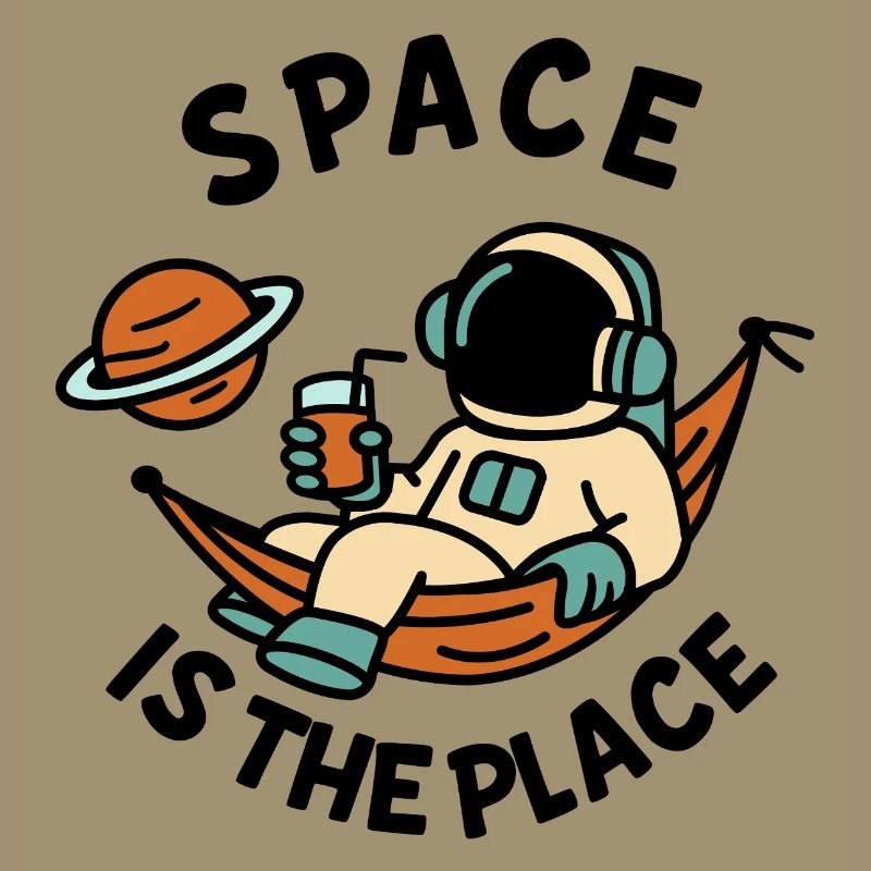 Explorer de l’espace astronaute design relaxant