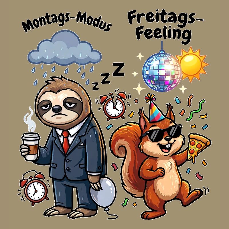 Monday mode vs Friday feeling