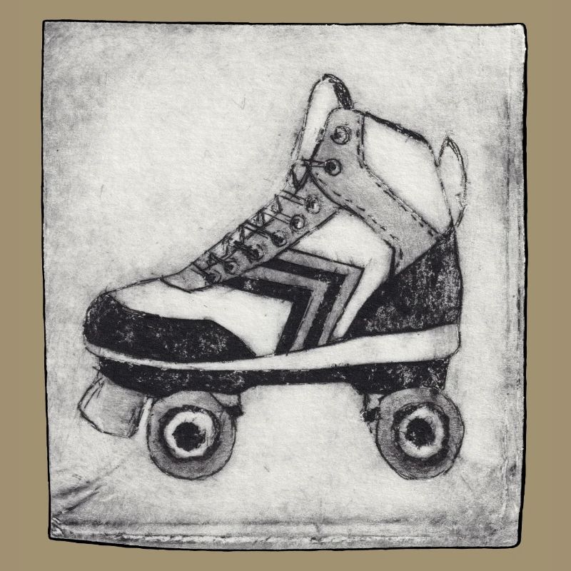 Roller Roller Retro - Sculpté à la main imprimable