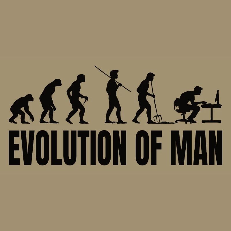 Programmierer Computerfreak Evolution