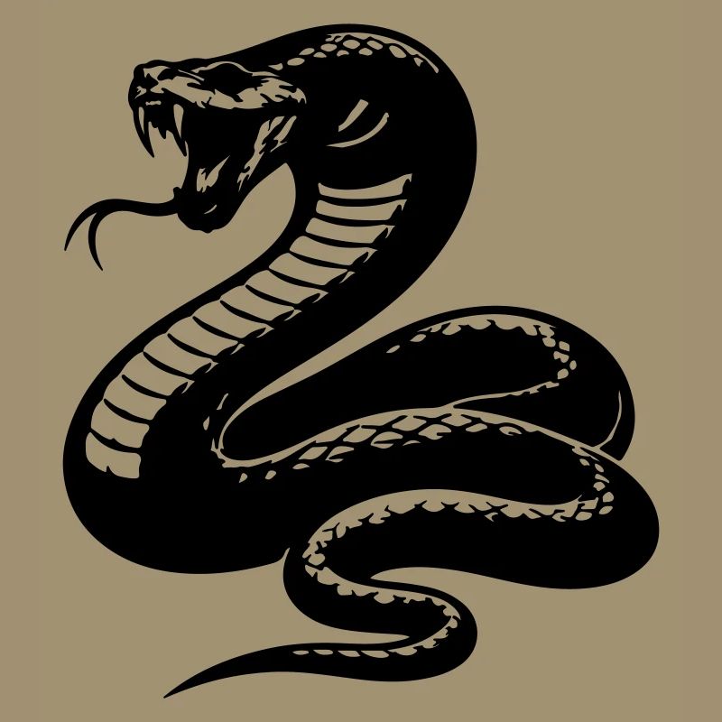Silhouette du python serpent