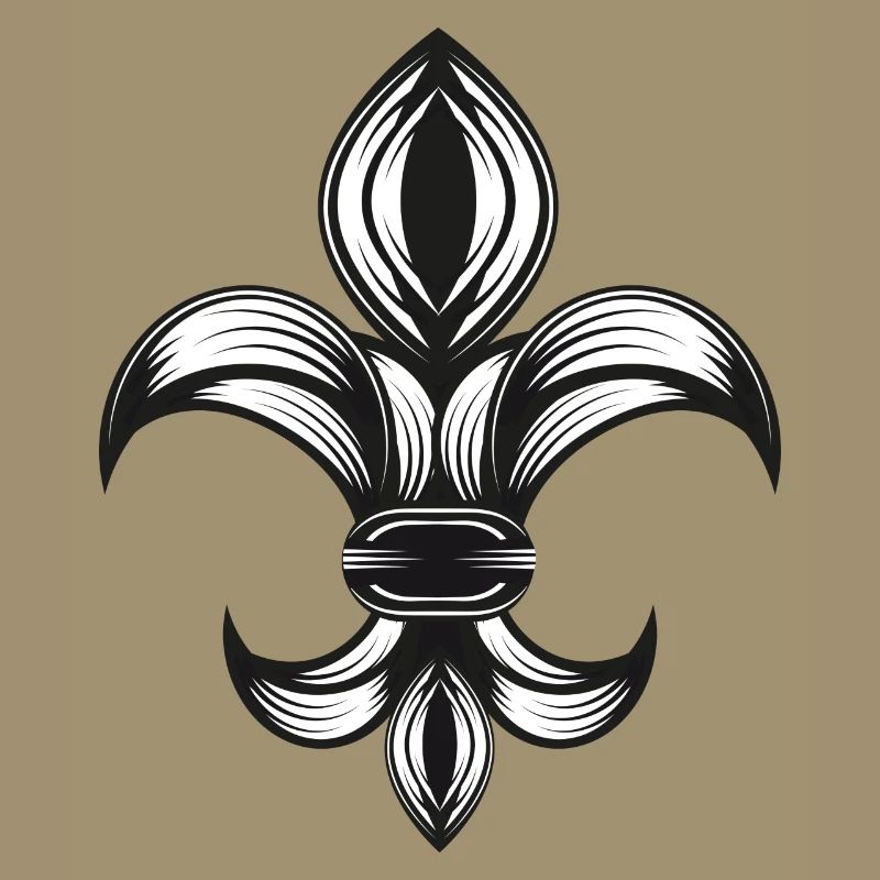 iris stylisé - Fleur-de-Lys