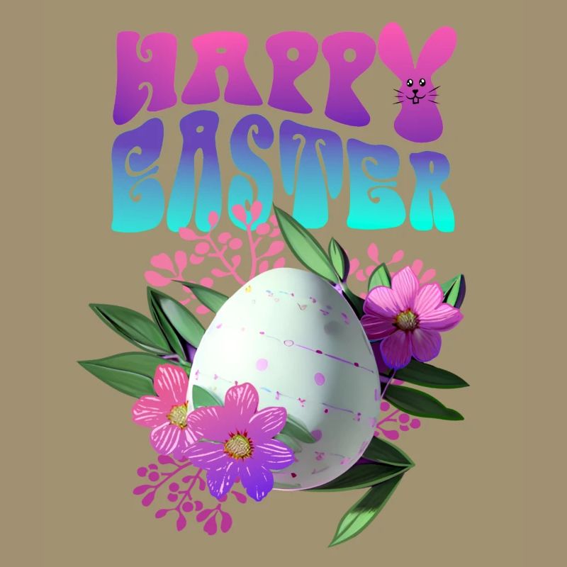 Joyeux Easter Easter Egg Floral