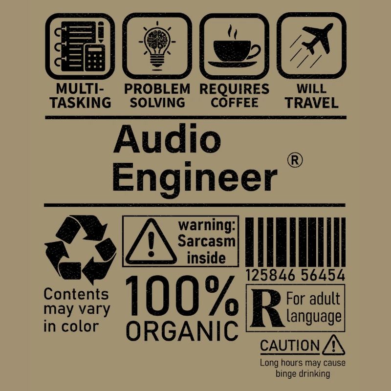 Audio Engineer multi tasking problem solving