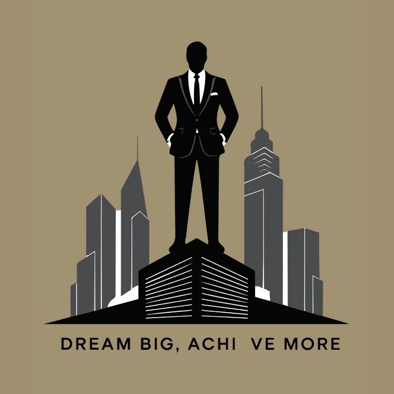 Executive Skyline Ambition Silhouette