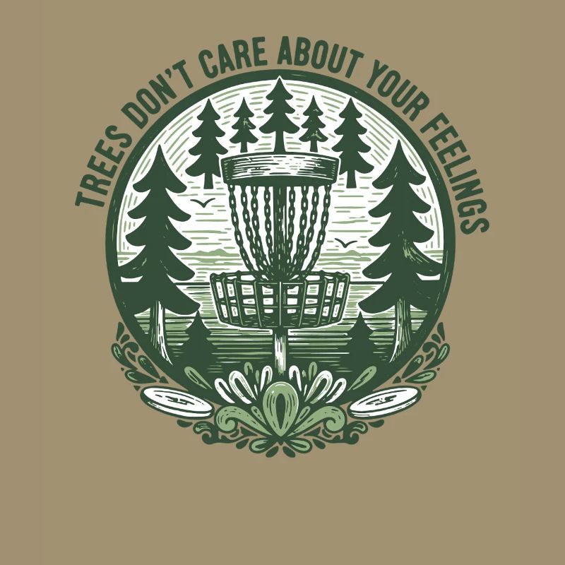 Les arbres ne se soucient pas de vos sentiments Disc golf