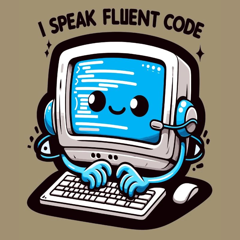 Je parle couramment du code rétro informatique