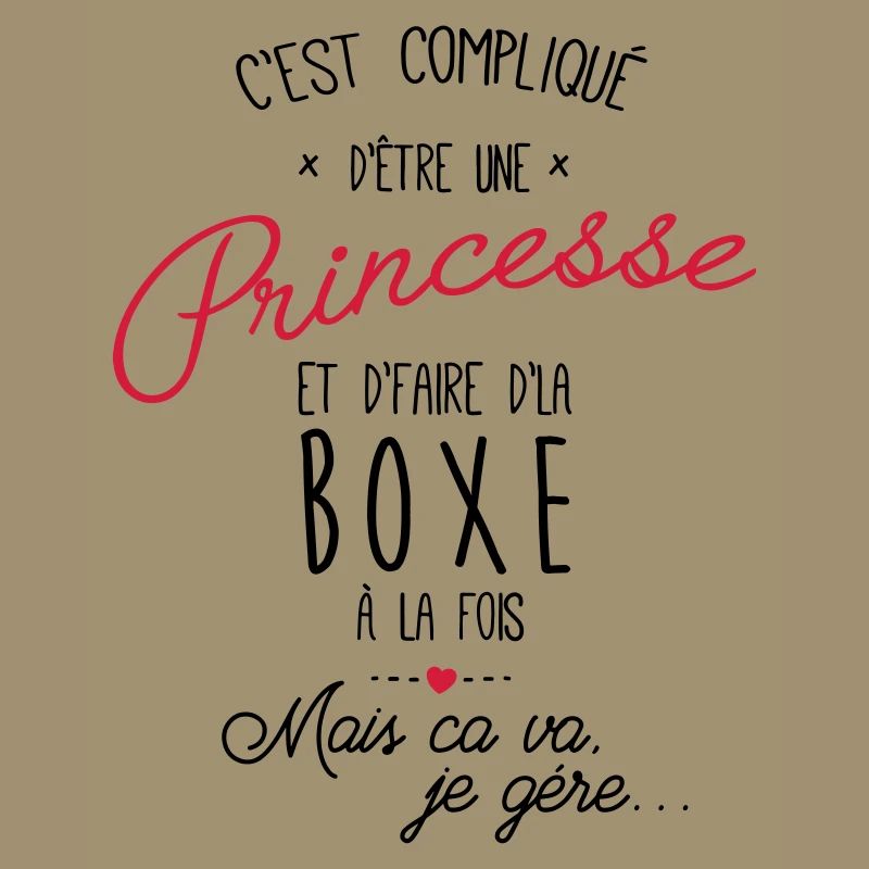 princesse et Boxe - boxeuse