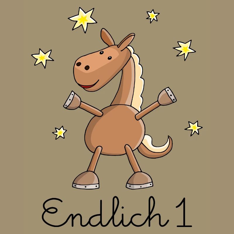 Pferd "Endlich 1." Erster Geburtstag