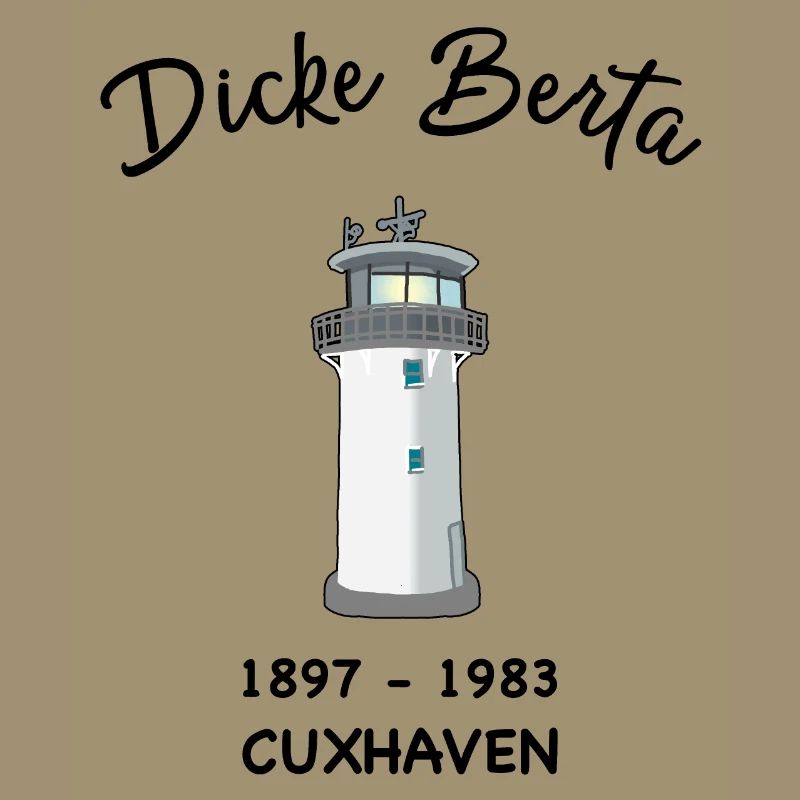 lighthouse Dicke Berta, Cuxhaven, harbour