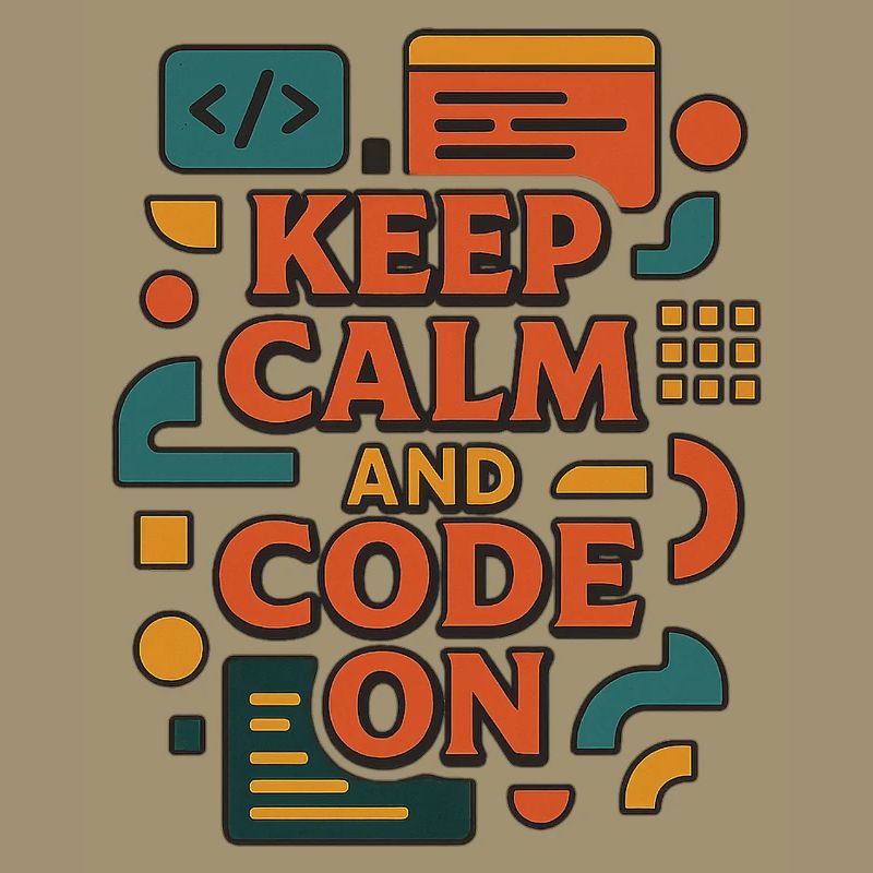 Reste calme et code activé – Chemise de codeur drôle