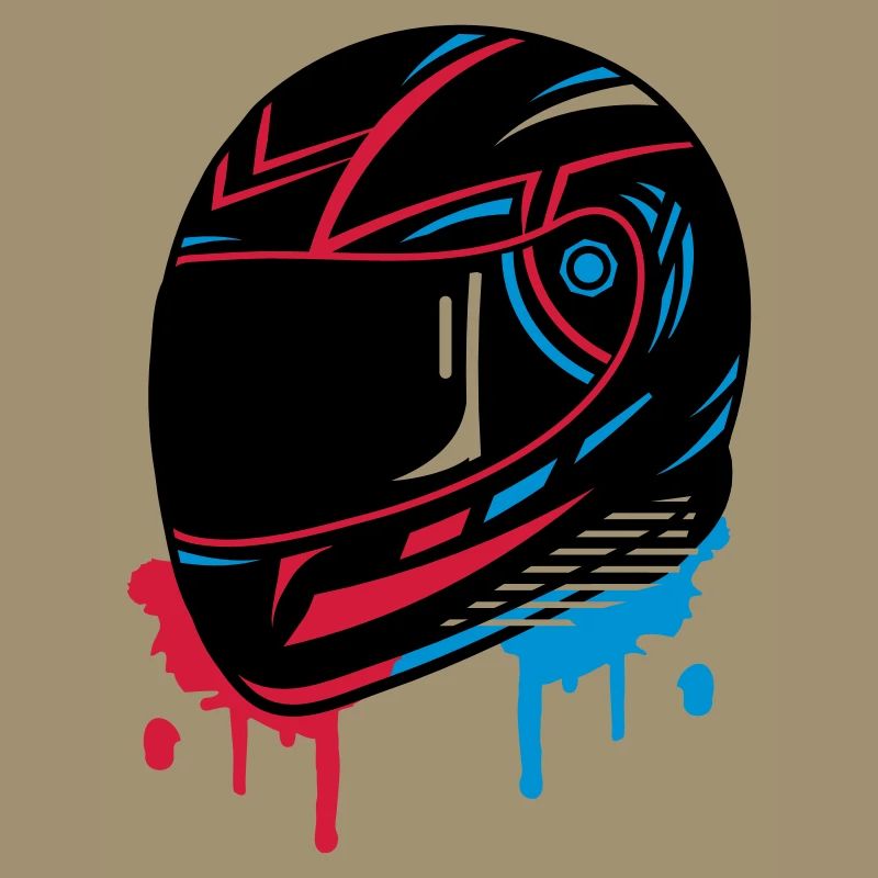Motorcycle helmet Graffiti