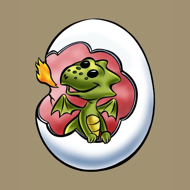 Les trappes de bébé Dragon de Dragon Egg Dragon Egg