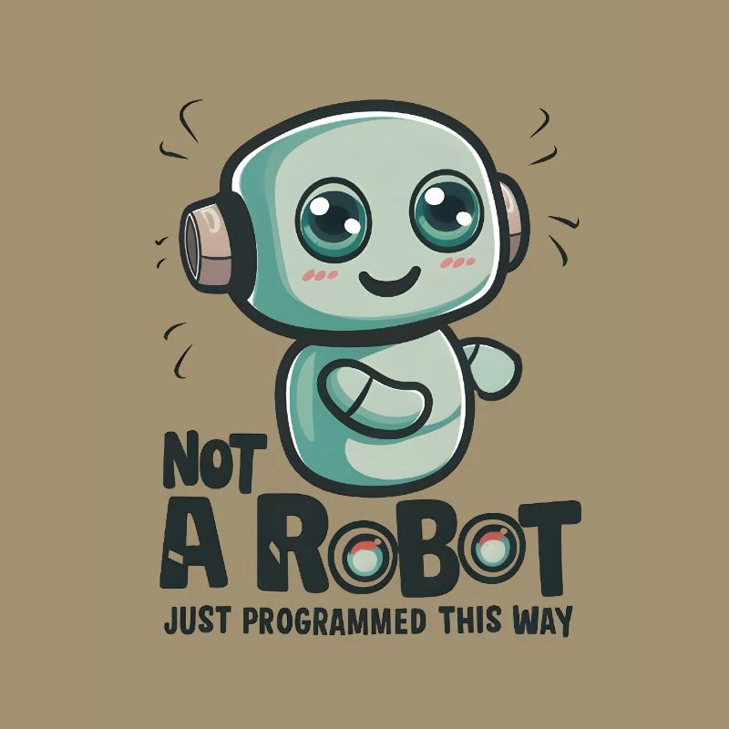Not a Robot, Just Programmed This Way