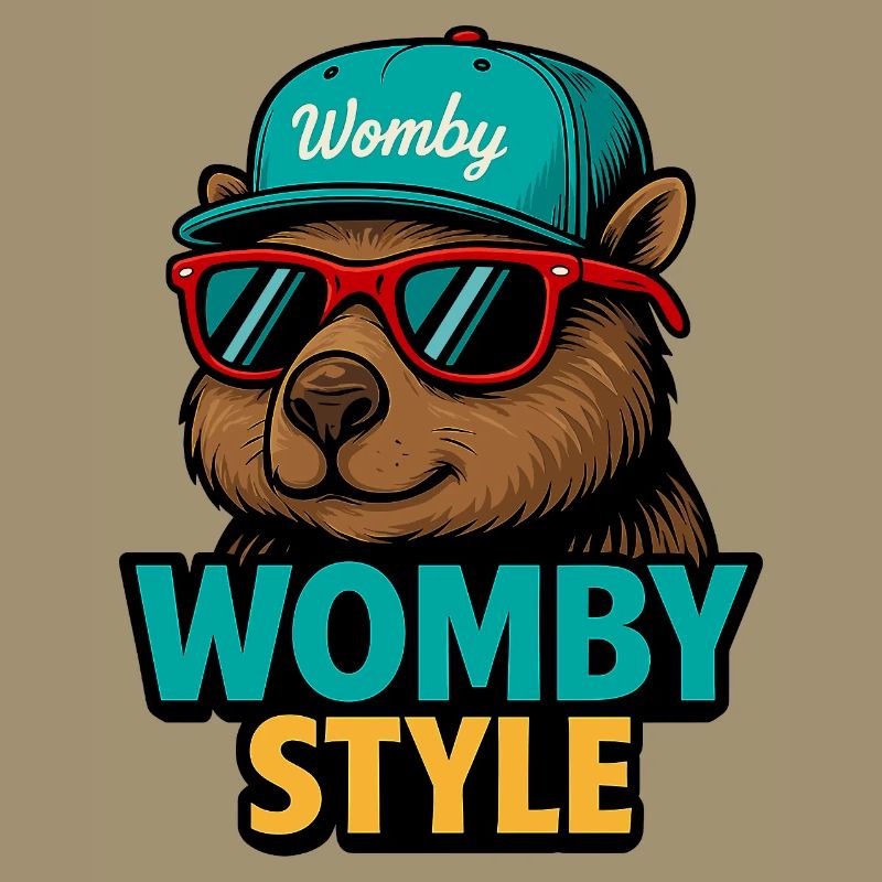 Womby Style Biber mit Sonnenbrillen