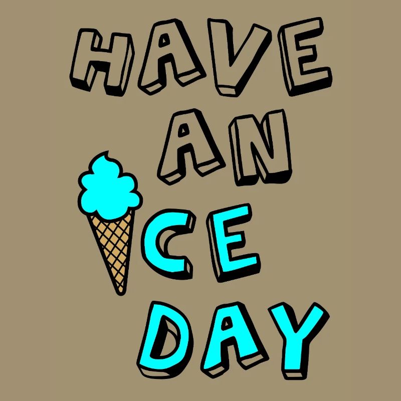 Eis Comic Sommer Urlaub coole Sprüche Eiskrem Fun