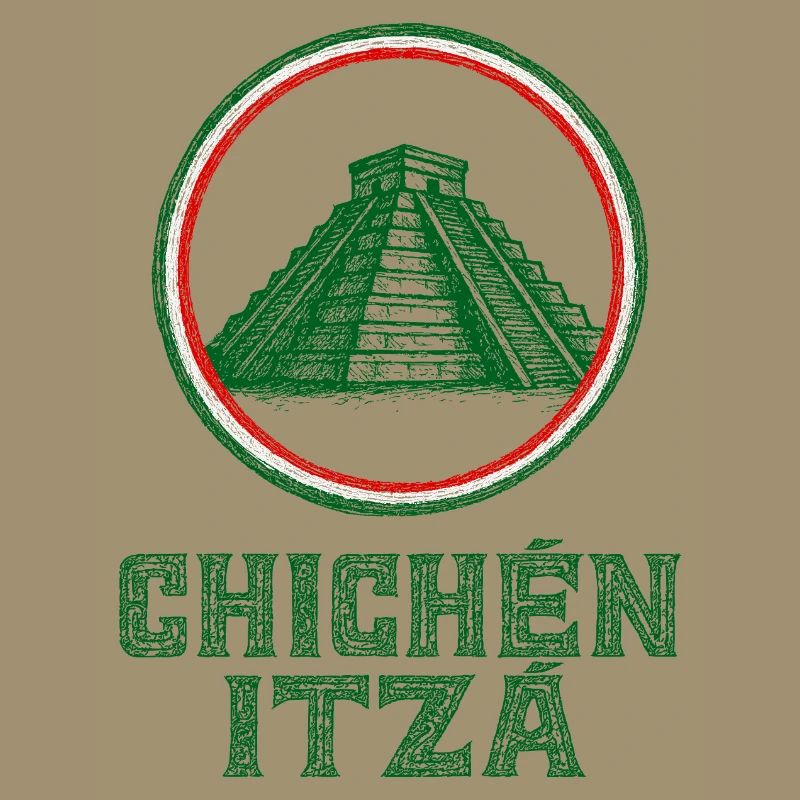 Chichen Itza Temple Flag Mexico