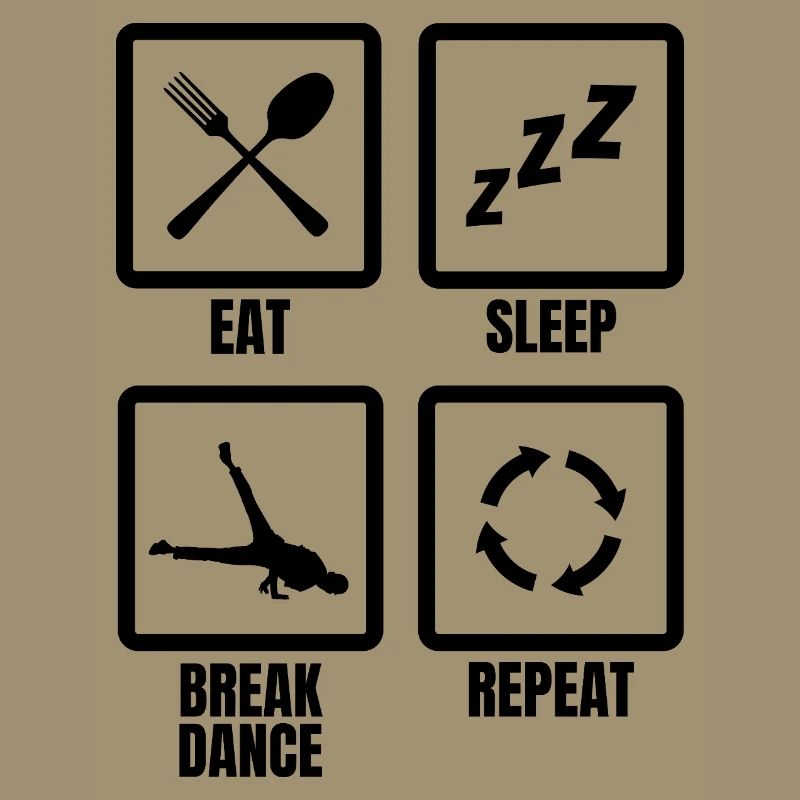 Routine quotidienne du breakdancer