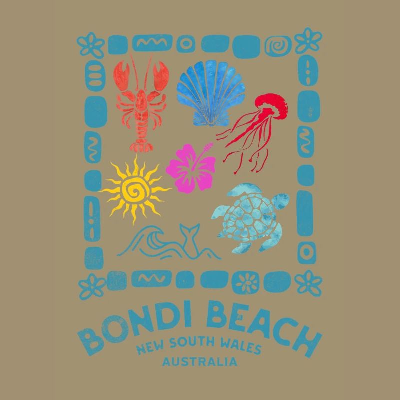 Bondi Beach Pattern Australia