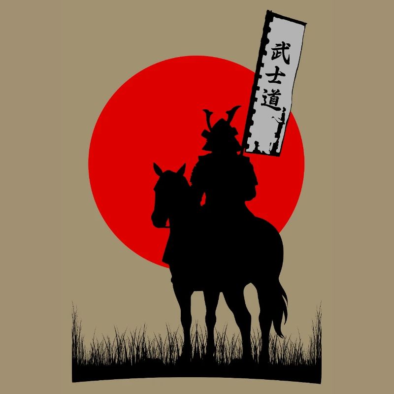 BUSHIDO, SAMURAI-KRIEGER-CODE | 8K SAUBERE SILHOUTTE