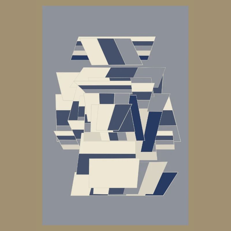 Robot guerrier bleu