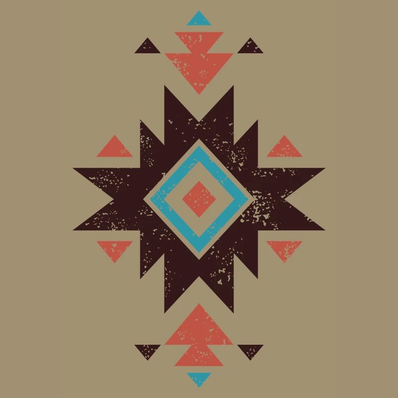 Boho-Diamant-Emblem