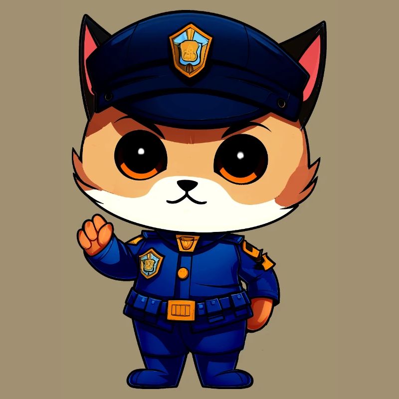 Cat Policeman