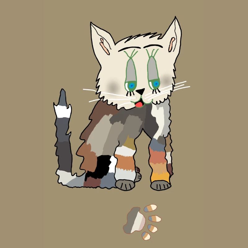 Patchwork Katze Fred Tatze