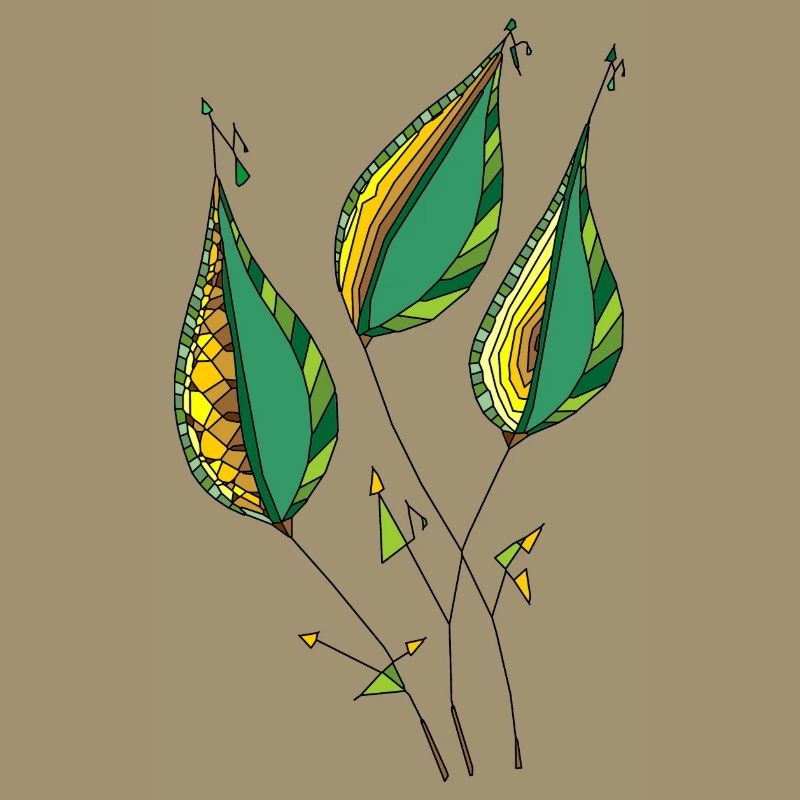 Feuilles décoratives
