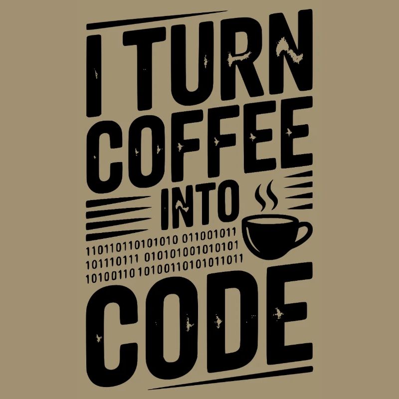 Je transforme le café en code