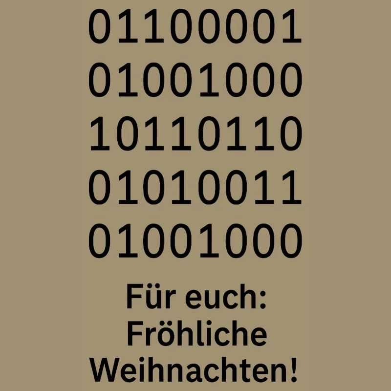 Binary Code Weihnachtszauber