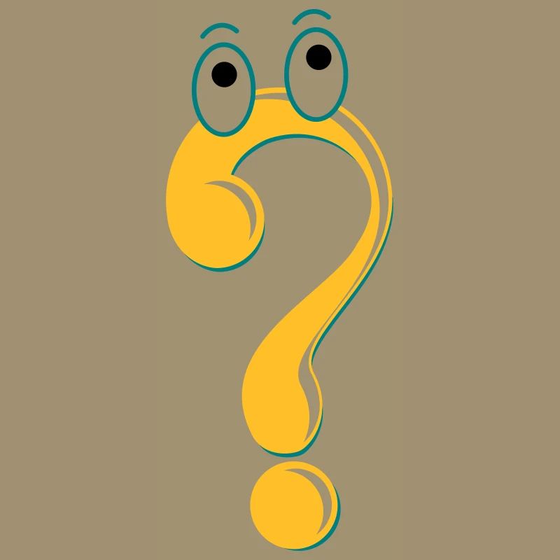 Fragezeichen Figur Symbol Idee Geschenk Comic