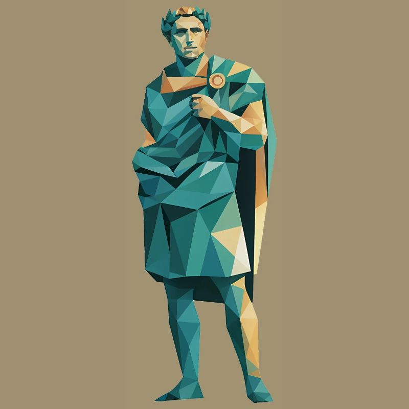 Caesar - Cool History Logo