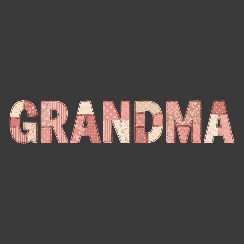 Grandma Patchwork Blumen Muster Geschenk