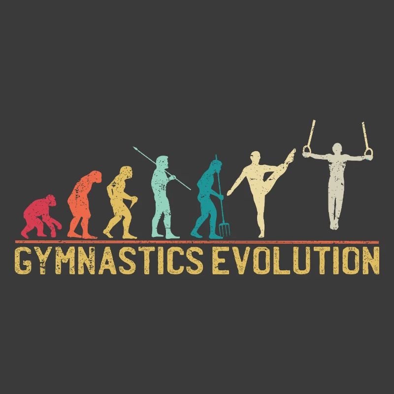 Gymnastics Evolution Graphic Tee